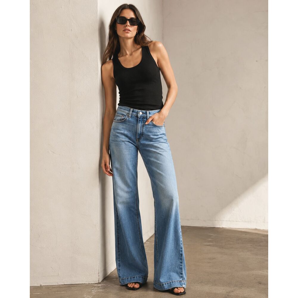 Rag & Bone Blue Justine Wide Leg Jeans Pants Trousers   Women's Size 26